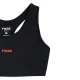 Top Bra Nox Team Preto para Mulher - Suporte de Alta Densidade Interlock - imagem 3