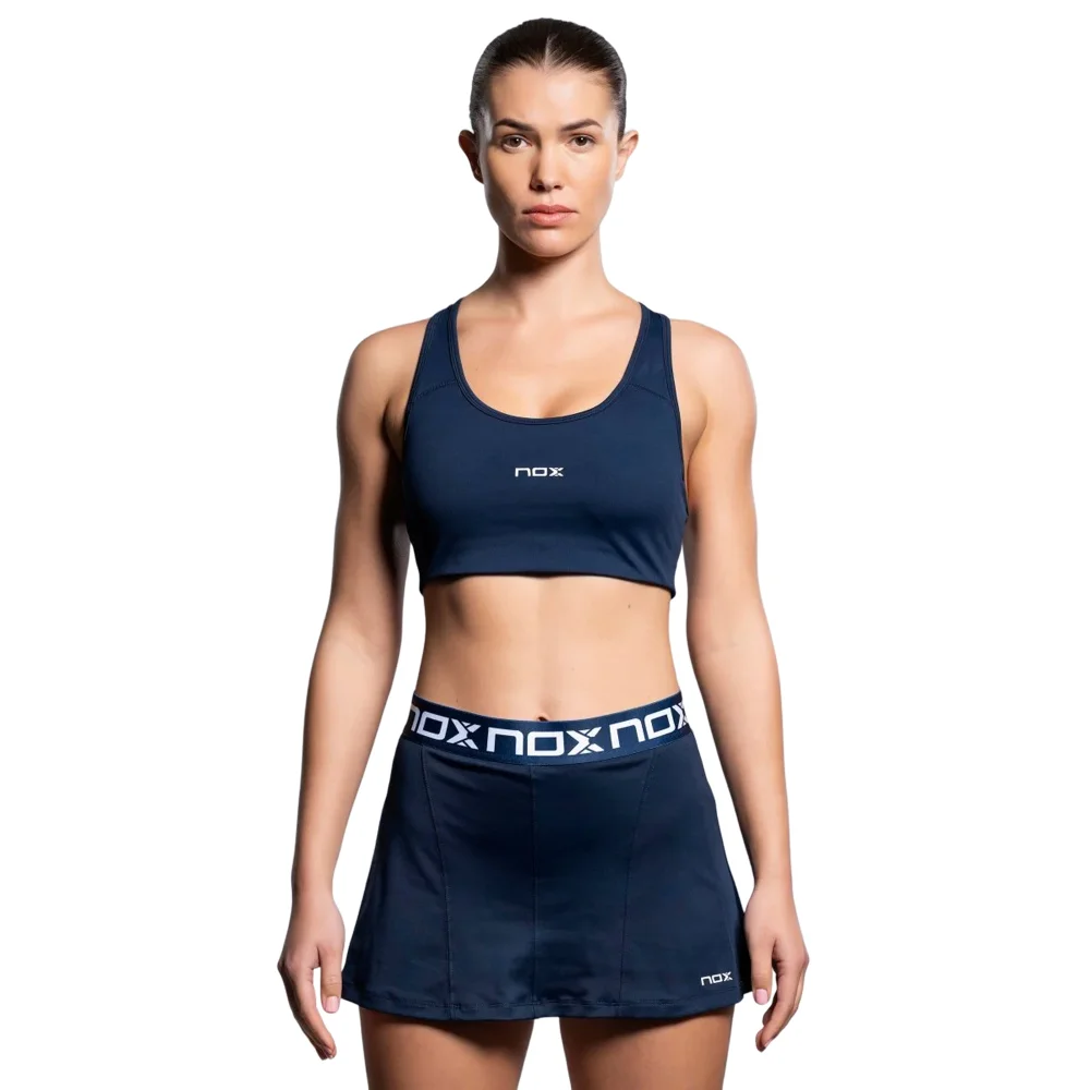 Nox Team Blue Women’s Performance Padel Bra - Breathable Racerback Design - image 4