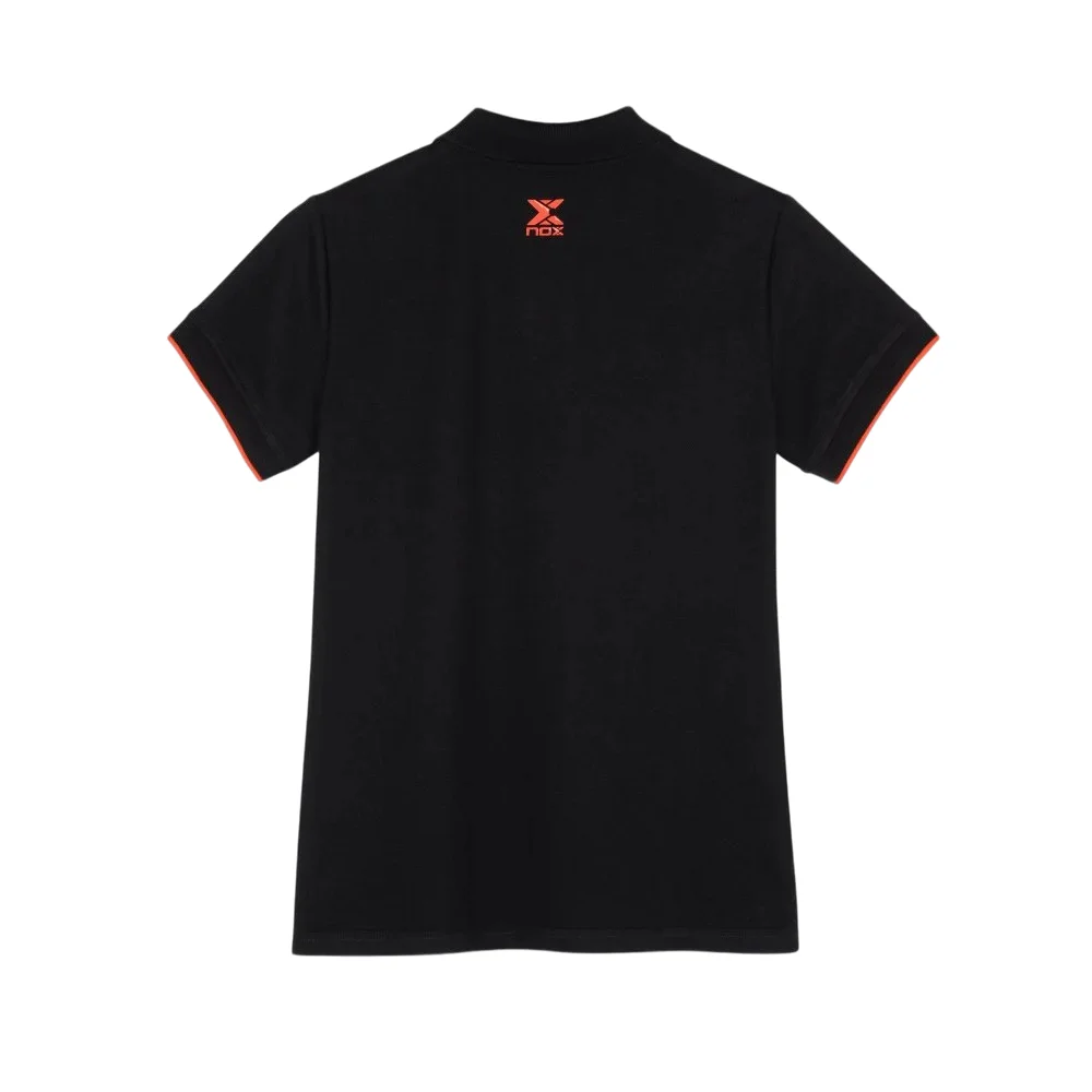 Nox CORP Women's Black Polo — Premium Cotton-Stretch Lifestyle Series - image 2