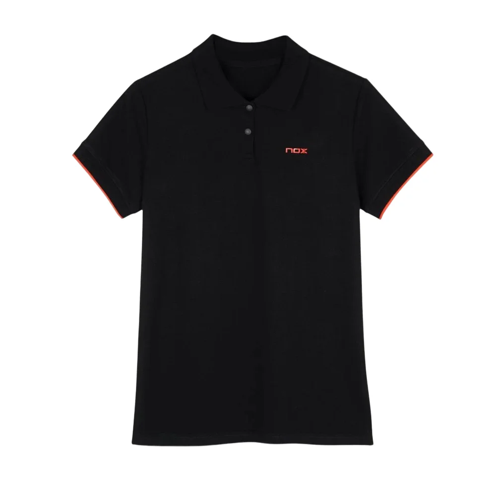 Nox CORP Women's Black Polo — Premium Cotton-Stretch Lifestyle Series - image 1