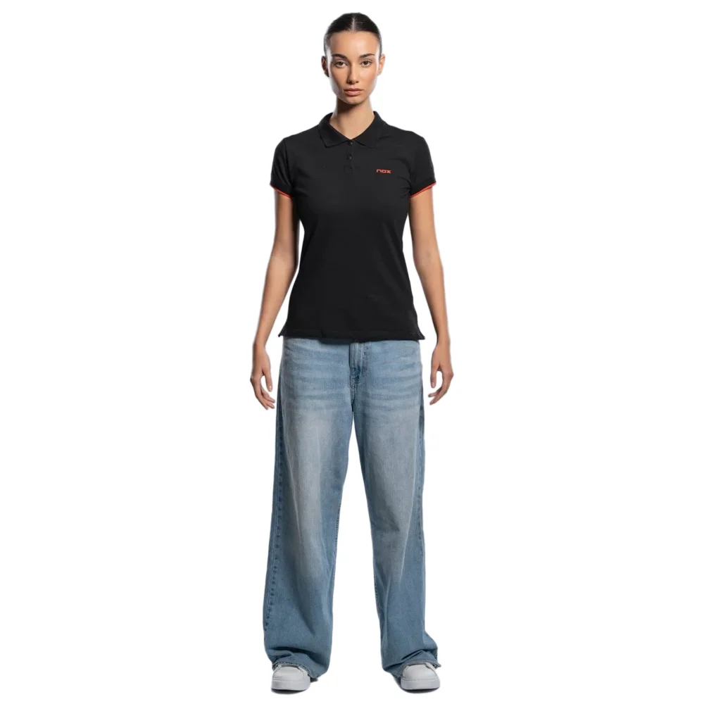 Nox CORP Women's Black Polo — Premium Cotton-Stretch Lifestyle Series - image 4