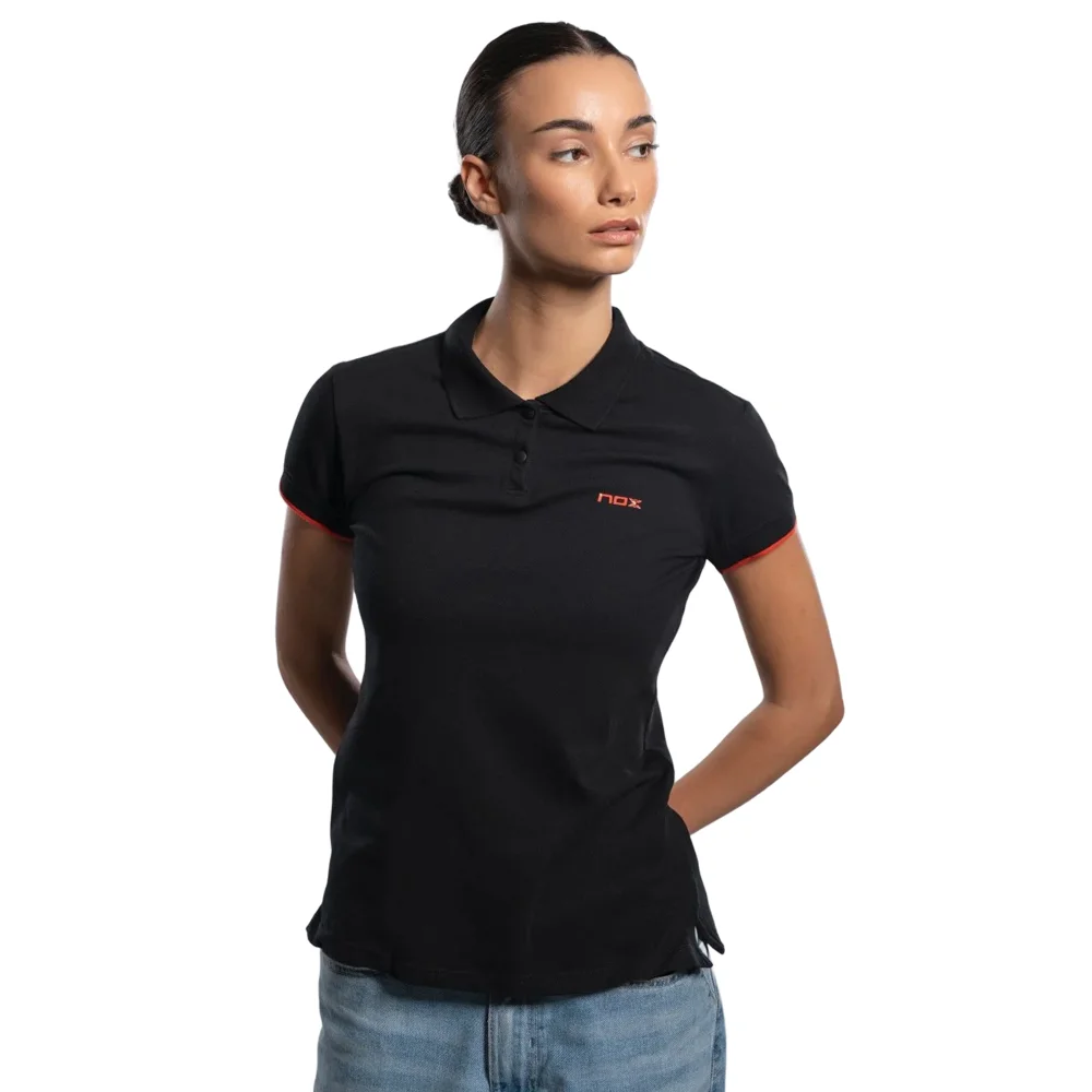 Nox CORP Women's Black Polo — Premium Cotton-Stretch Lifestyle Series - image 5
