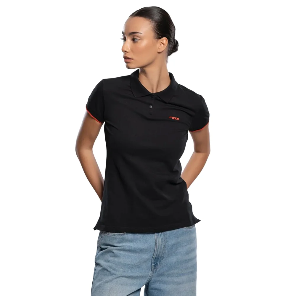 Nox CORP Women's Black Polo — Premium Cotton-Stretch Lifestyle Series - image 8