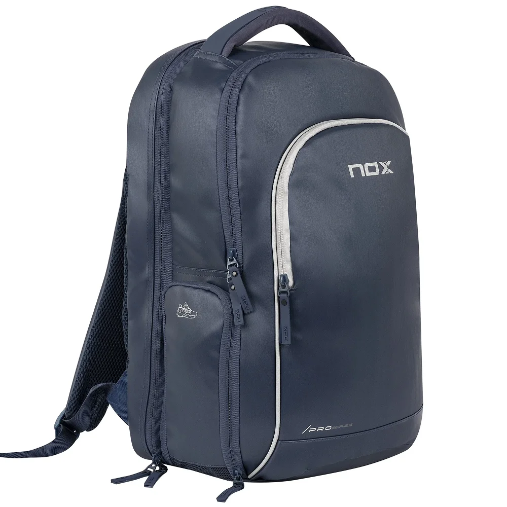 Mochila desportiva azul para padel com compartimento para calçado - imagem 2