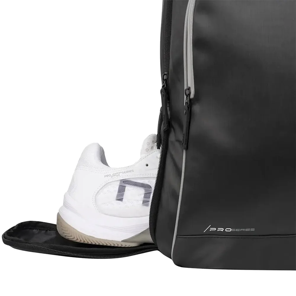 Black sports padel backpack with ventilated shoe compartment - image 4