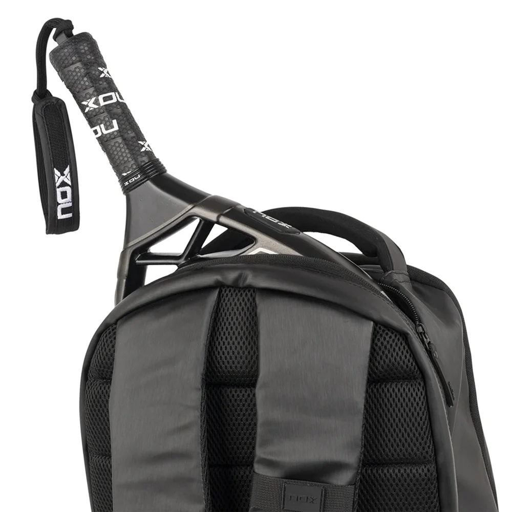 Black sports padel backpack with ventilated shoe compartment - image 5