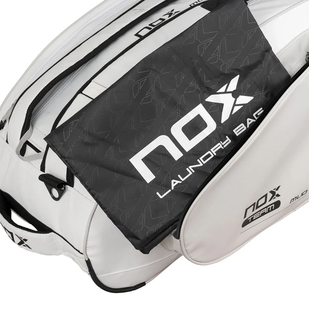 Saco de padel NOX ML10 Team White – estilo e funcionalidade por Miguel Lamperti - imagem 8