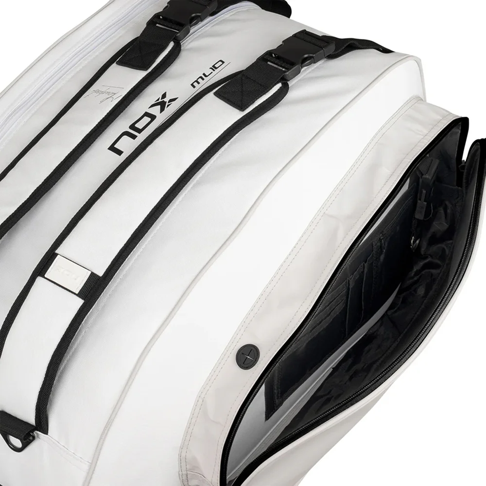 Saco de padel NOX ML10 Team White – estilo e funcionalidade por Miguel Lamperti - imagem 9