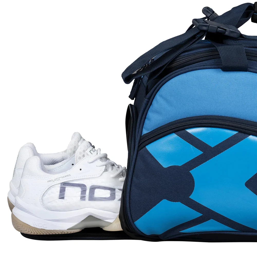 Stylish blue 45L paddle racquet bag with rigid base and backpack straps - image 5