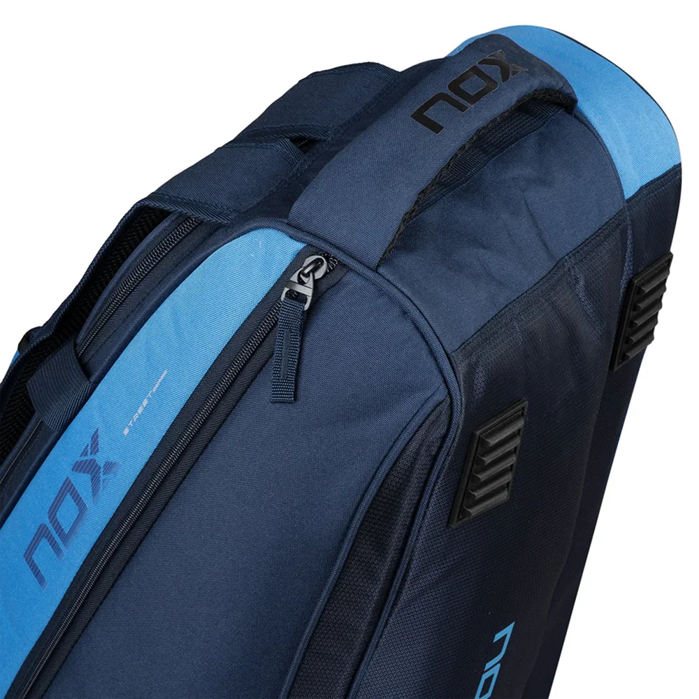 Stylish blue 45L paddle racquet bag with rigid base and backpack straps - image 7