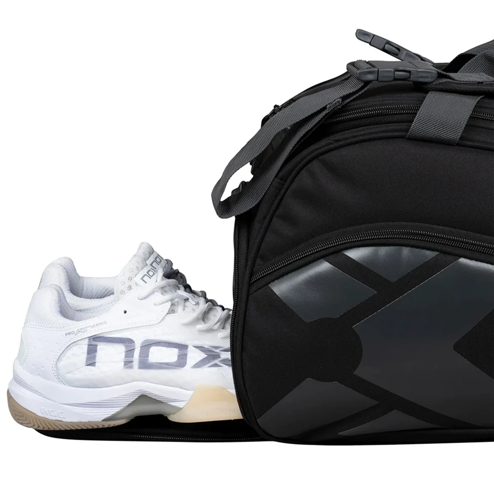 Nox Street Series Black Gray – black 45L paddle racquet bag with thermal protection and rigid base - image 5