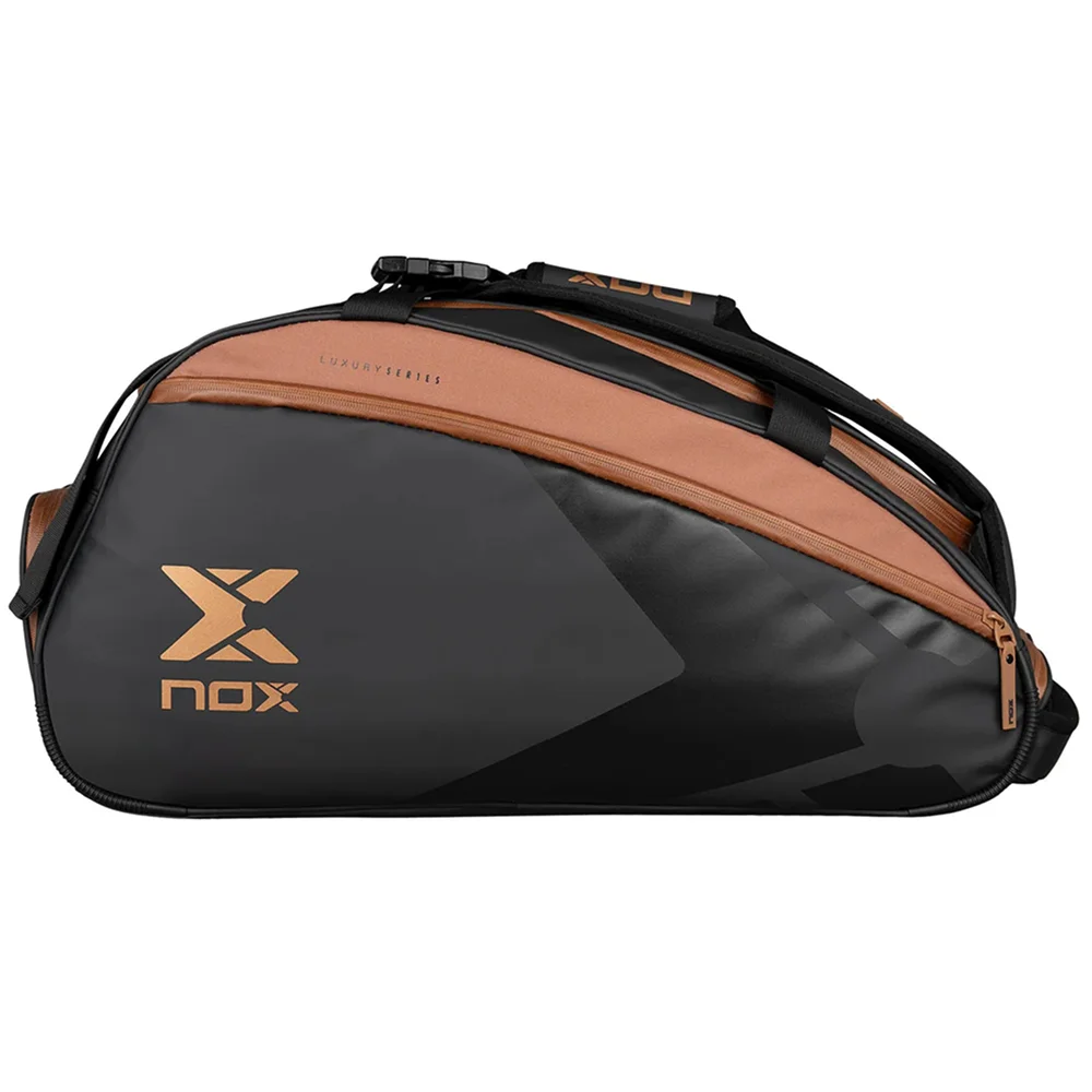 Nox Padelbag Luxury Open Series Black Brown — saco de padel premium com compartimento térmico - imagem 2