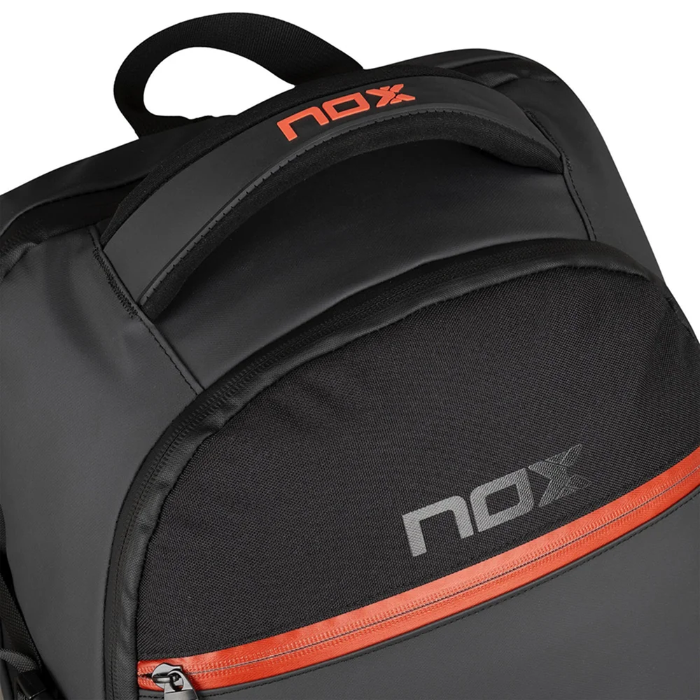 Nox Backpack Luxury Open Series Black Red — premium padel backpack with shoe compartment - image 6