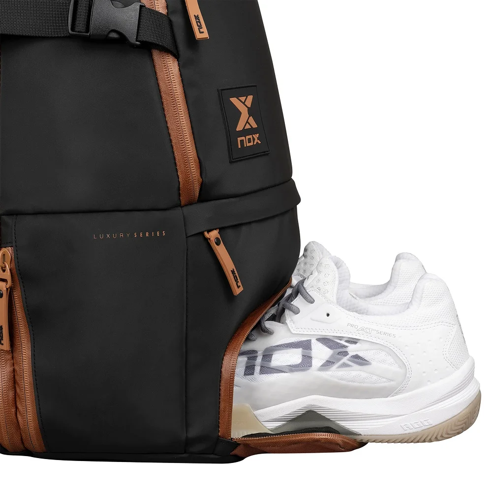 Nox Backpack Luxury Open Series Black Brown — Agustín Tapia’s premium Daypack with Efficient Organization - image 7
