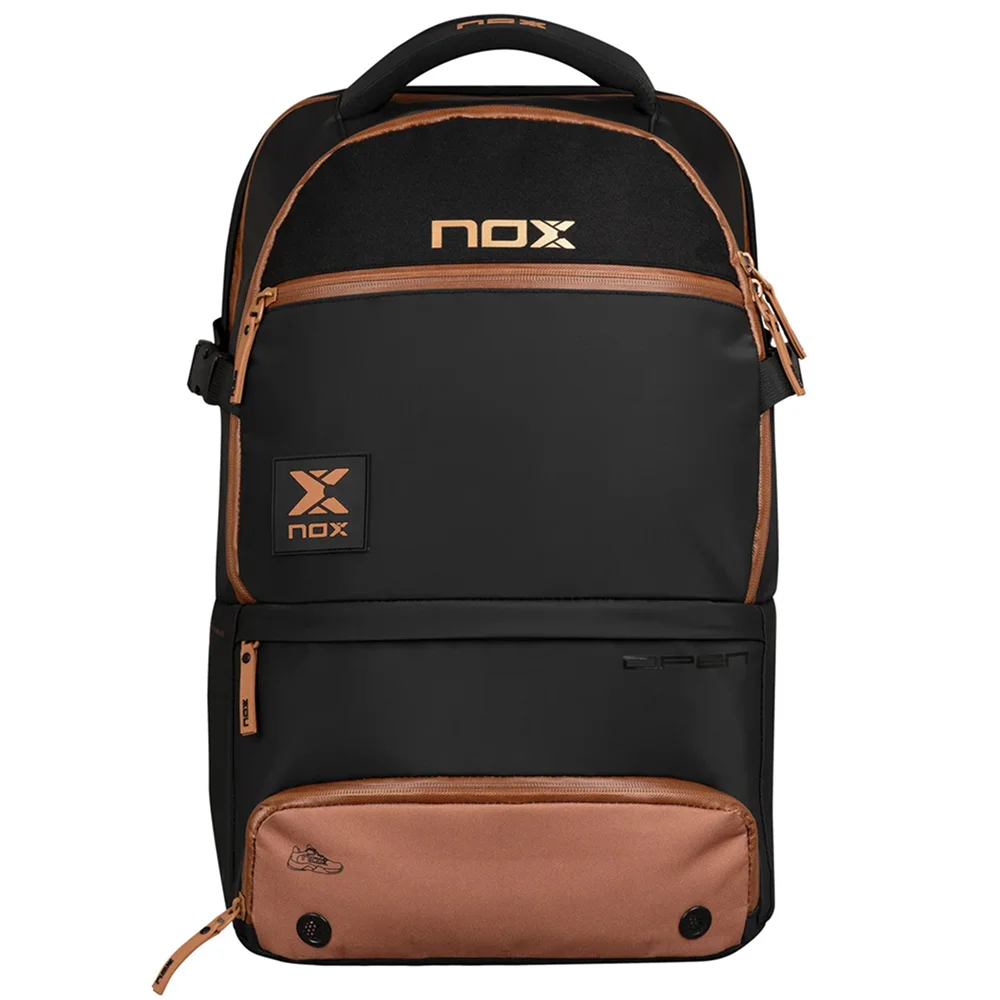 Nox Backpack Luxury Open Series Black Brown — Agustín Tapia’s premium Daypack with Efficient Organization - image 1