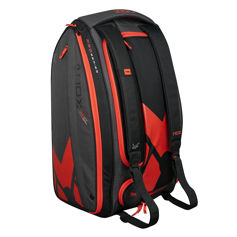 Nox AT10 XXL Black Red — premium 70 L padel bag with thermal protection - image 3