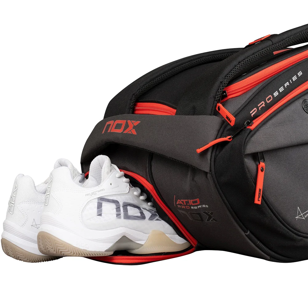 Nox AT10 XXL Black Red — premium 70 L padel bag with thermal protection - image 4