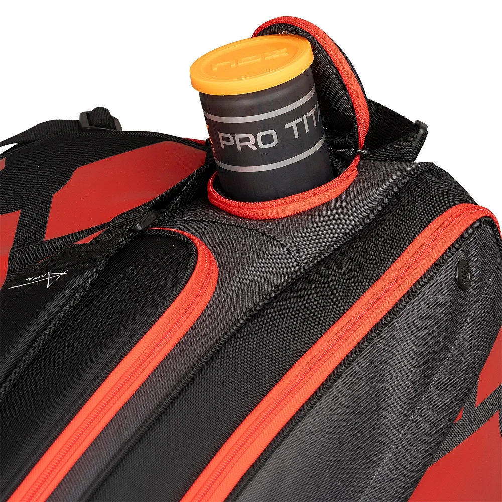 Nox AT10 XXL Black Red — premium 70 L padel bag with thermal protection - image 6