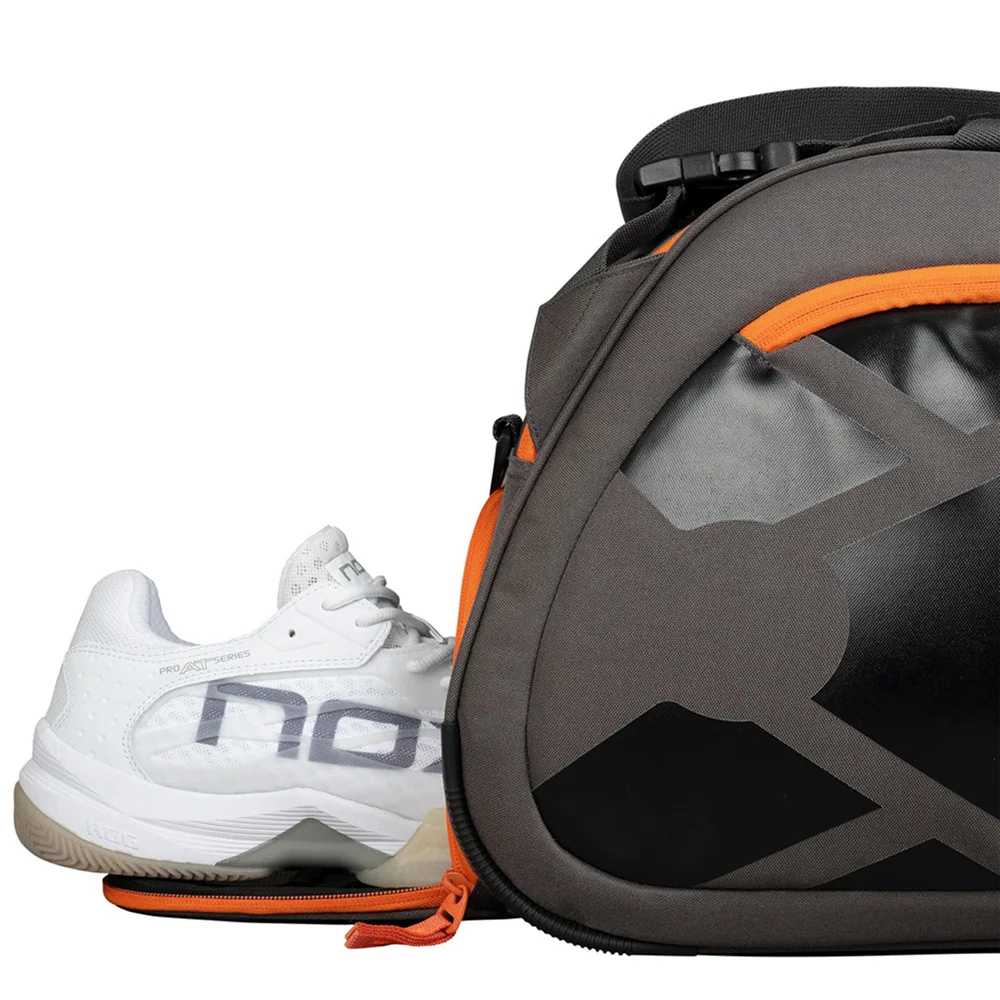 Nox AT10 Team Gray Orange — mala oficial de padel de Agustín Tapia com proteção térmica - imagem 5