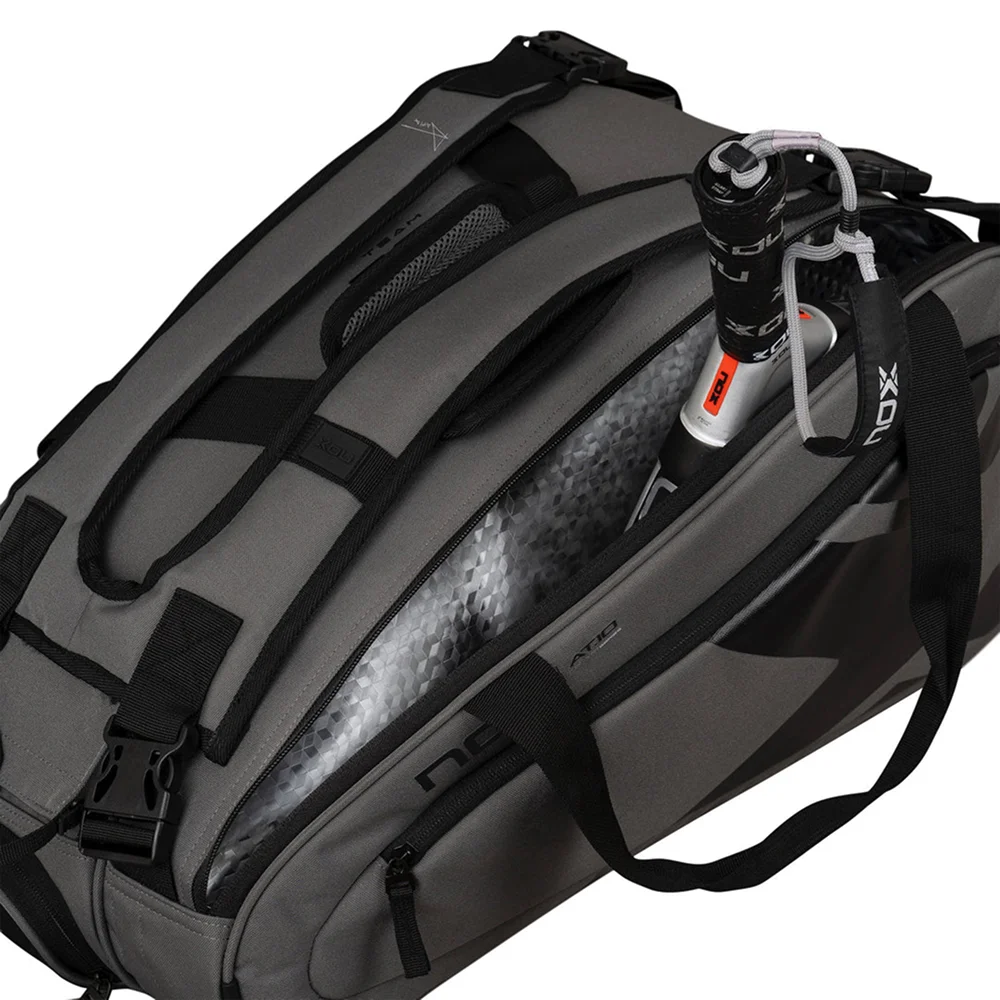 Nox Padelbag AT10 Team Grey – grey 40L medium padel sports bag - image 7