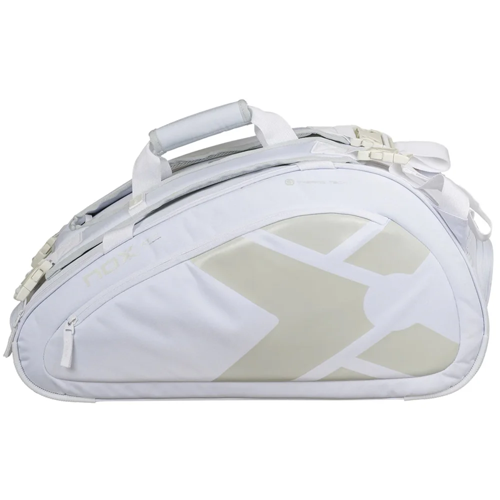 Nox Padelbag AT10 Team White – elegant white padel bag signed by Agustín Tapia - image 2