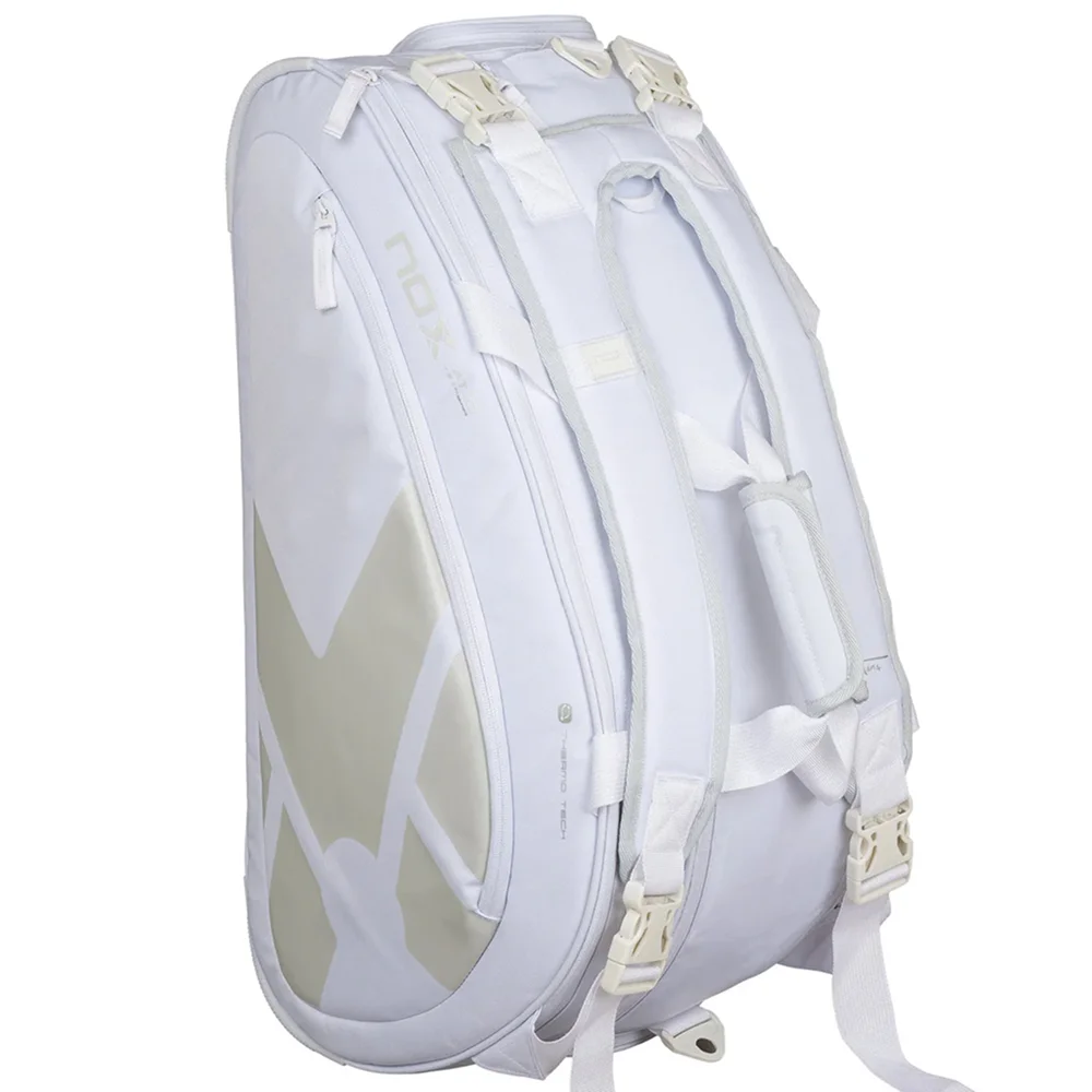 Nox Padelbag AT10 Team White – elegant white padel bag signed by Agustín Tapia - image 4