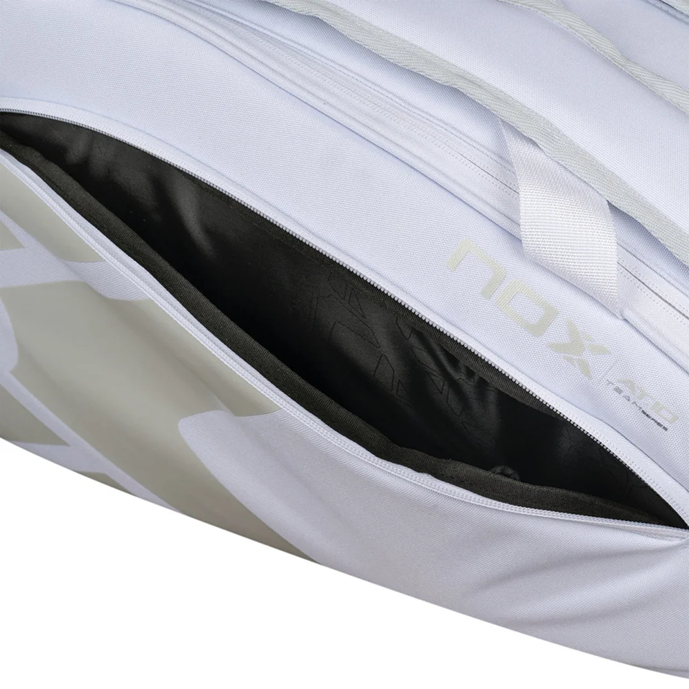 Nox Padelbag AT10 Team White – elegant white padel bag signed by Agustín Tapia - image 7