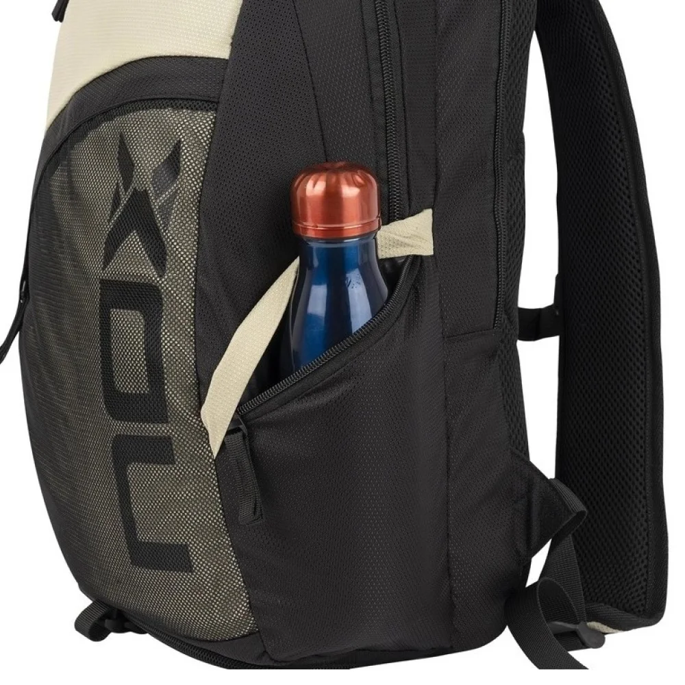Nox Street Black Light Grey – mochila urbana de padel com compartimento ventilado para calçado - imagem 4