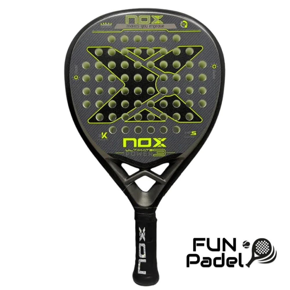 NOX Ultimate Power 3 Yellow – Raquete de Potência para Jogadores Ofensivos - imagem 1