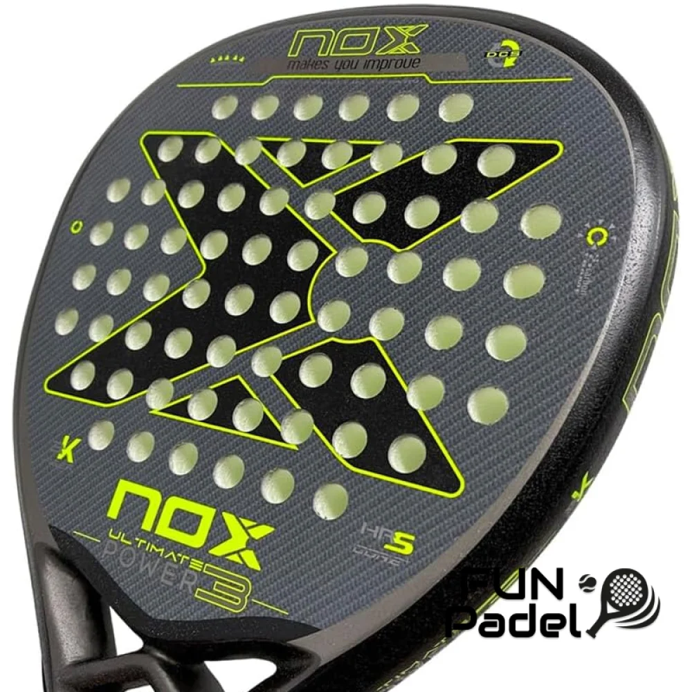 NOX Ultimate Power 3 Yellow – Raquete de Potência para Jogadores Ofensivos - imagem 3