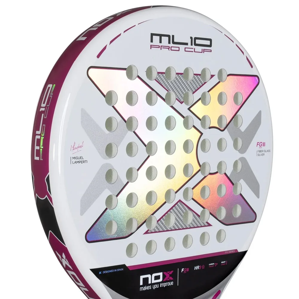 Nox ML10 Pro Cup Silver – lightweight control racket for precise play - image 5
