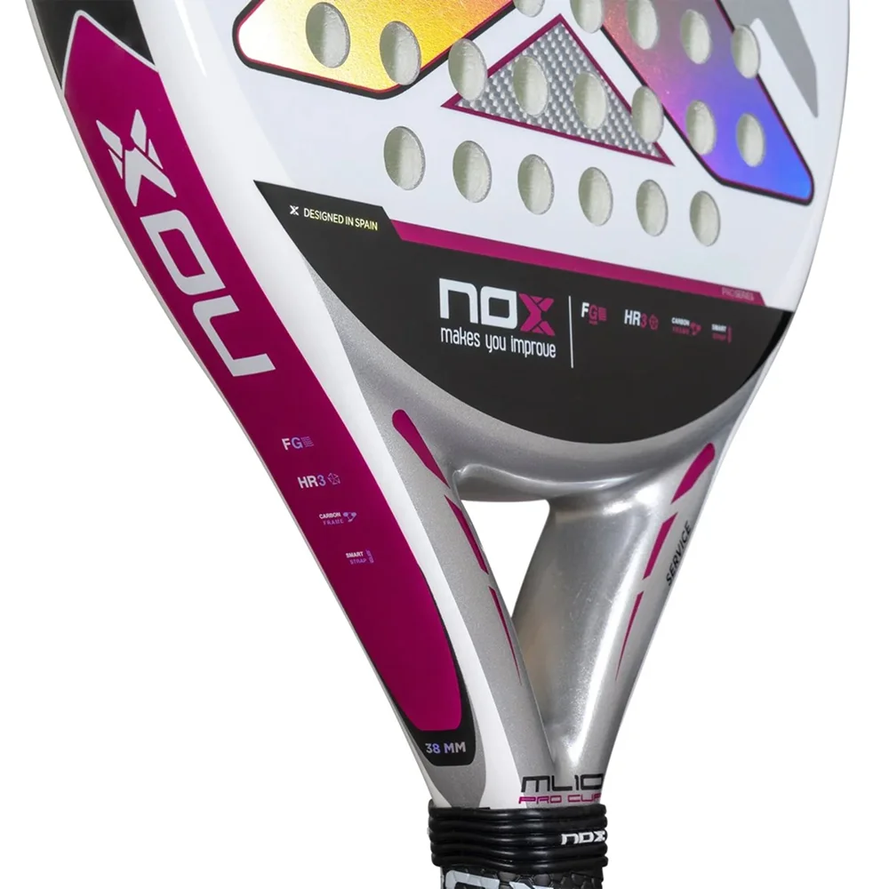 Nox ML10 Pro Cup Silver – lightweight control racket for precise play - image 6
