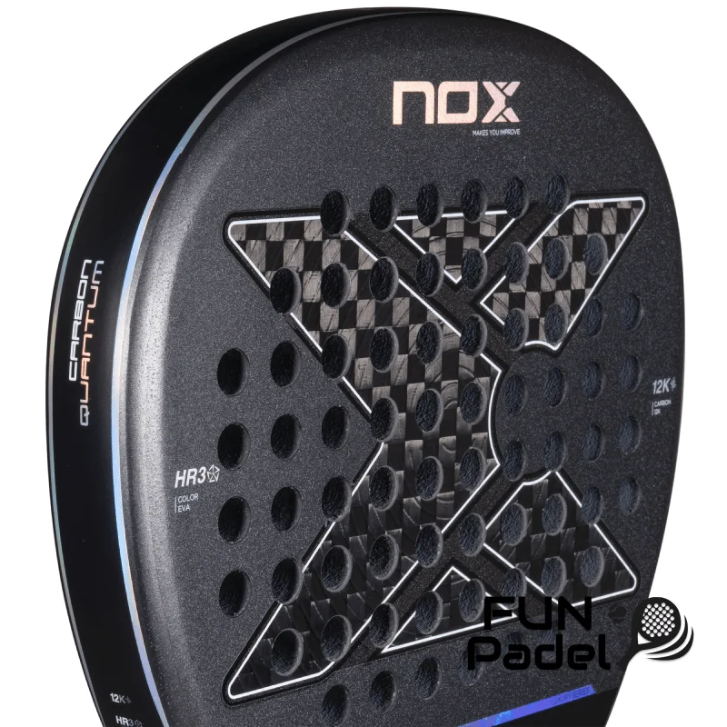 Nox LA10 Quantum 12K 2025 - Raquete potente com carbono 12K - imagem 3