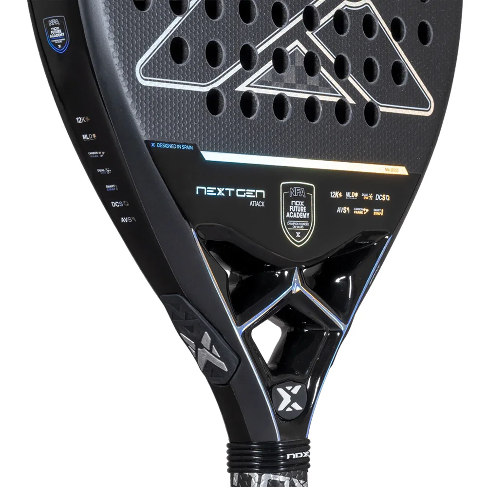 Nox NextGen Pro Attack 12K NFA Series 2026 - Raquete Dura para Potência e Ataque - imagem 6