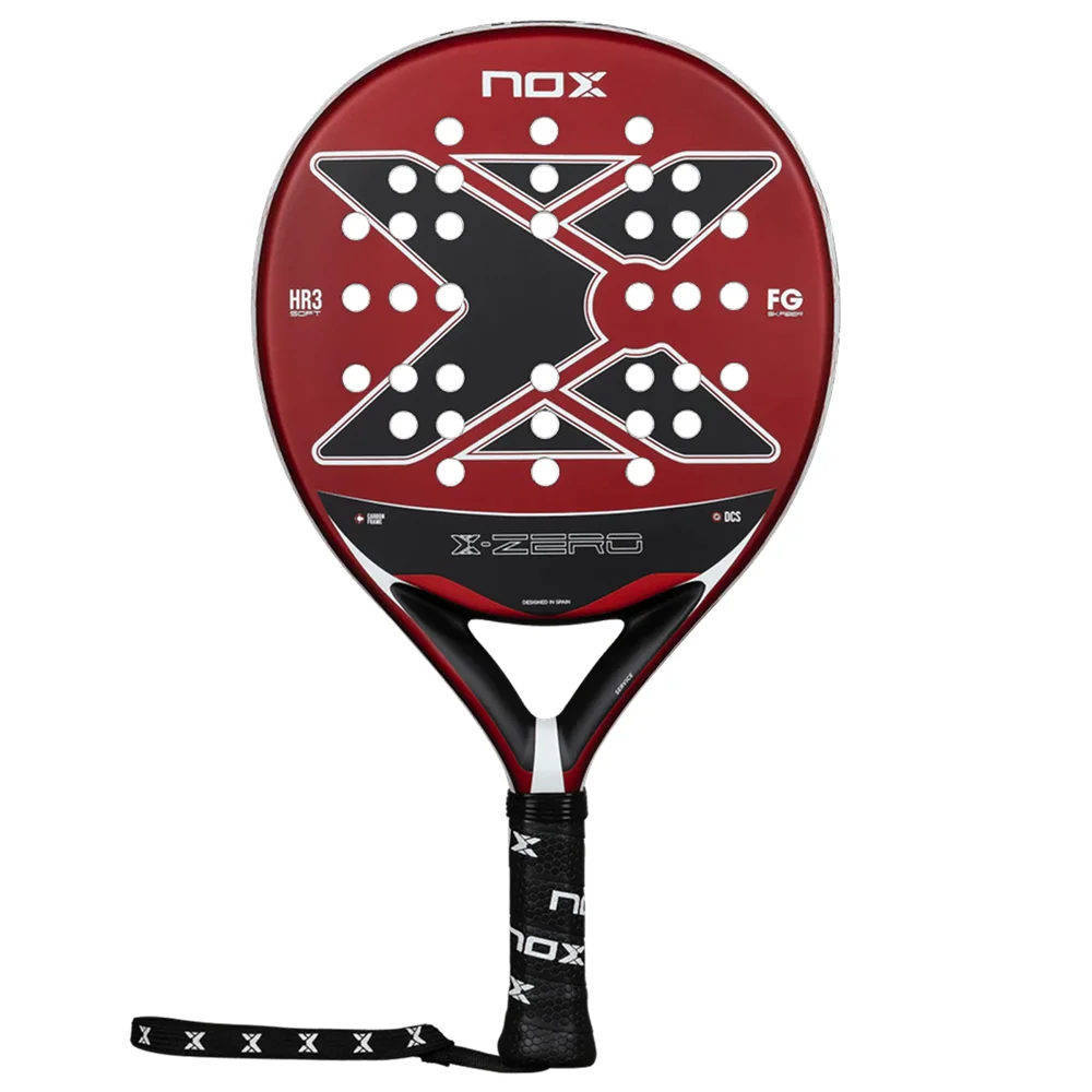 Nox X-Zero Red – round shape control padel racket with soft EVA foam - image 1