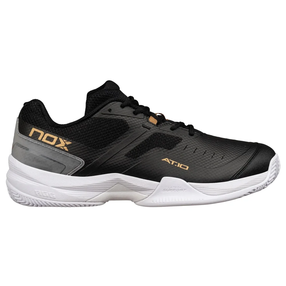Nox AT10 PRO Black/Gold Edition 2024 – Innovative Men’s Padel Shoes for Maximum Comfort and Performance - image 1