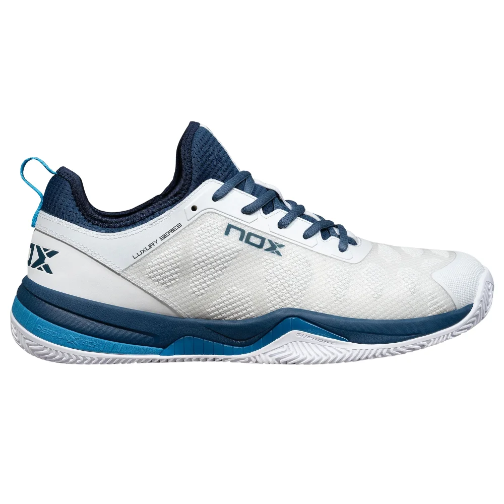 Nox NERBO White Blue – Professional Padel Shoes 2023 - image 1
