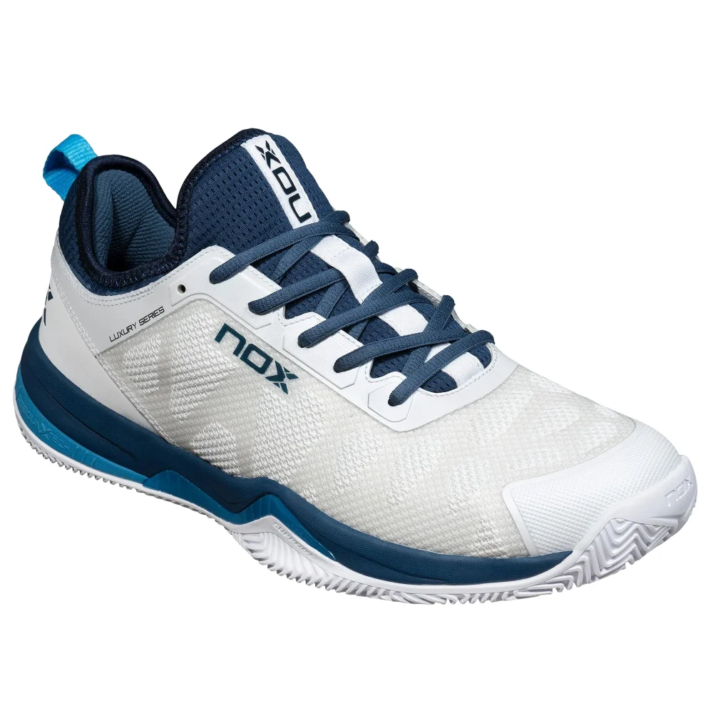 Nox NERBO White Blue – Professional Padel Shoes 2023 - image 3
