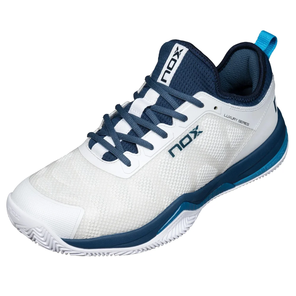 Nox NERBO White Blue – Professional Padel Shoes 2023 - image 5