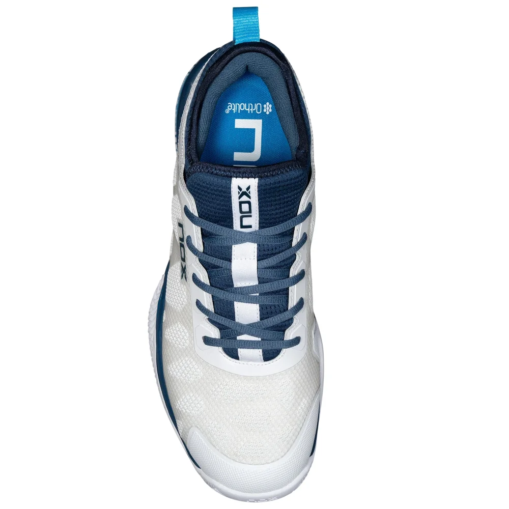 Nox NERBO White Blue – Professional Padel Shoes 2023 - image 7