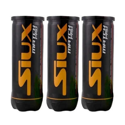 Siux MATCH PRO Padel Balls 3-Pack Tubes