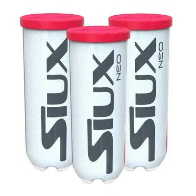 Siux NEO Padel Balls - 3-Pack Tubes