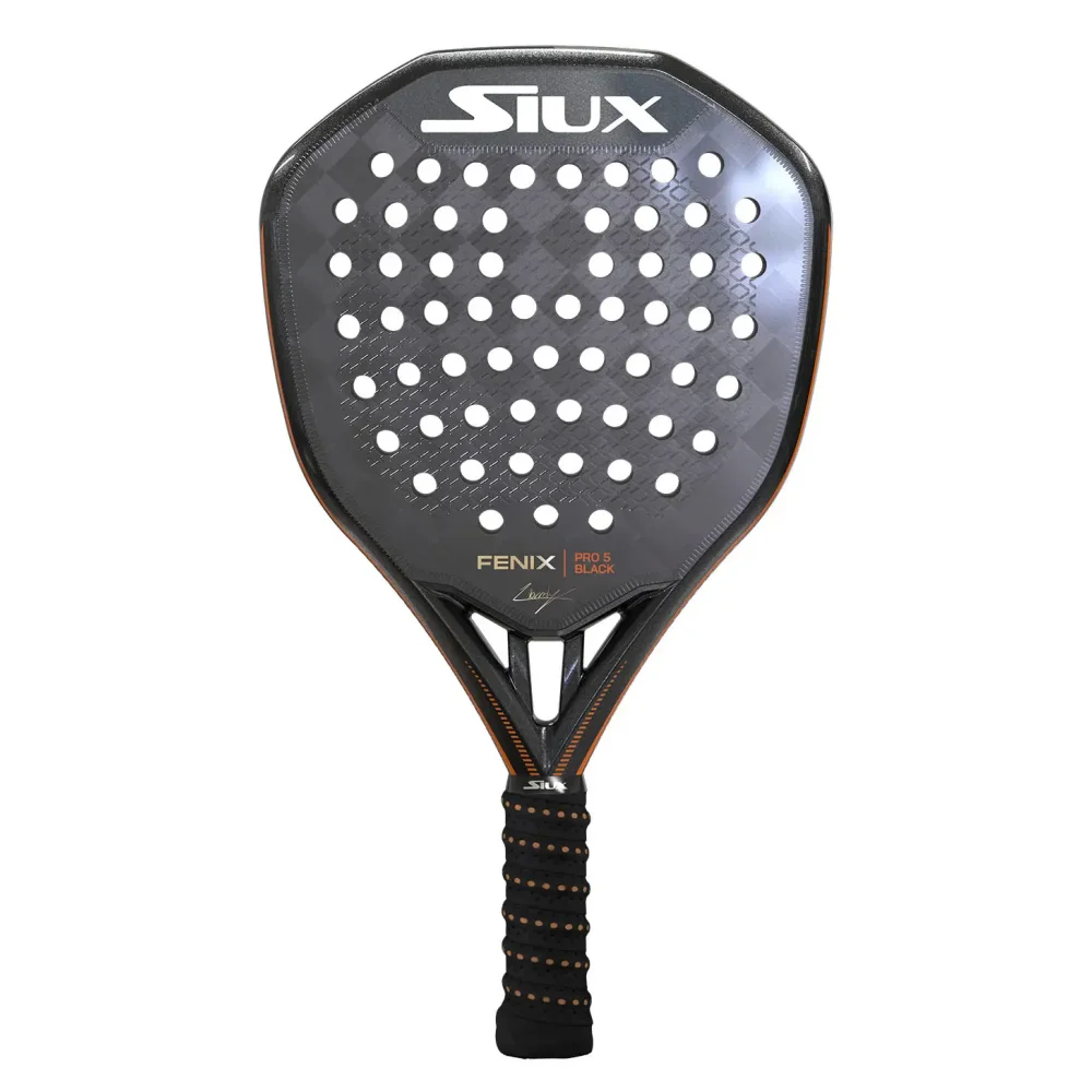 Siux Fenix Pro 5 Black – professional padel racket with maximum power and control - image 1