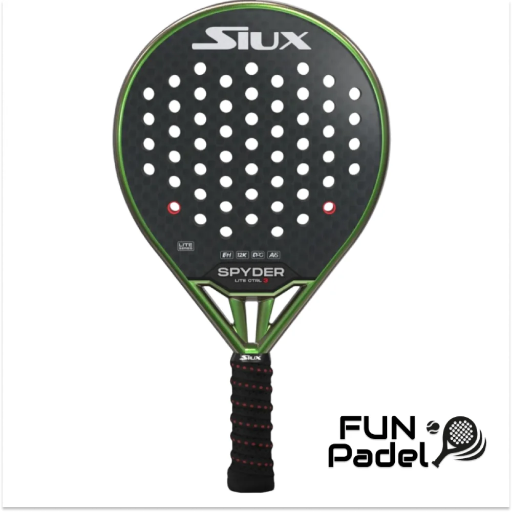 Siux Spyder Lite Ctrl 3 Hard 2024 – Controlo e Precisão para Jogadores Avançados | Fun Padel - imagem 1