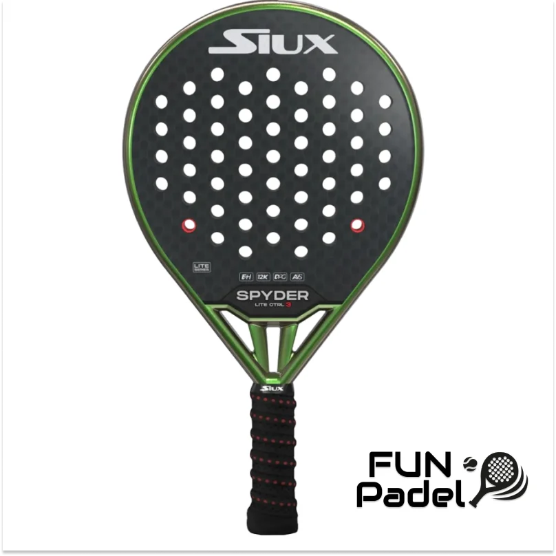 Siux Spyder Lite Ctrl 3 Hard 2024 – Controlo e Precisão para Jogadores Avançados | Fun Padel - imagem 1