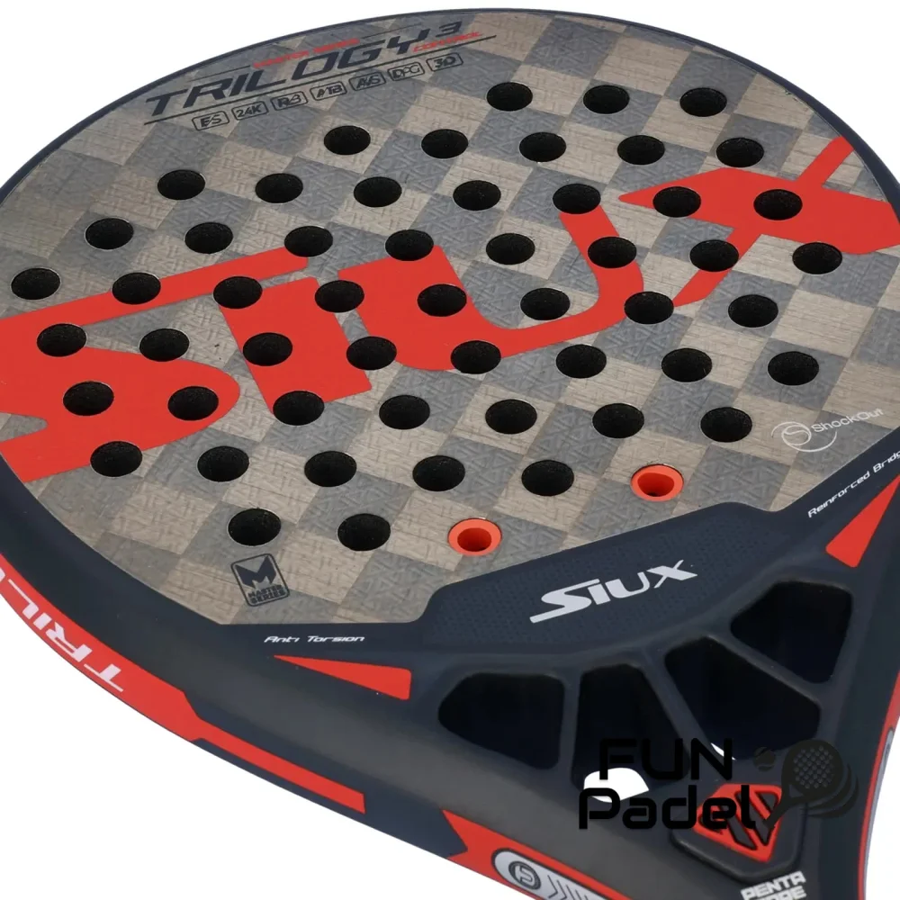 Siux Trilogy 3 Control - Raquete de padel profissional com controlo preciso do golpe - imagem 4
