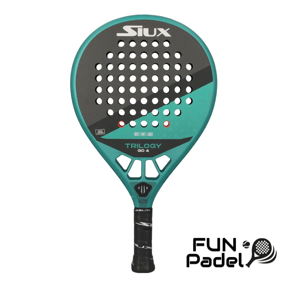 Siux Trilogy Go 4 - round padel racket for intermediate levels - image 1