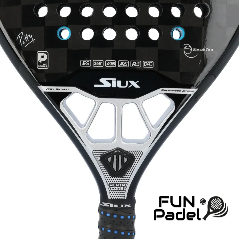 Siux Trilogy II Control 24K - Raquete de padel redonda para jogos controlados - imagem 3