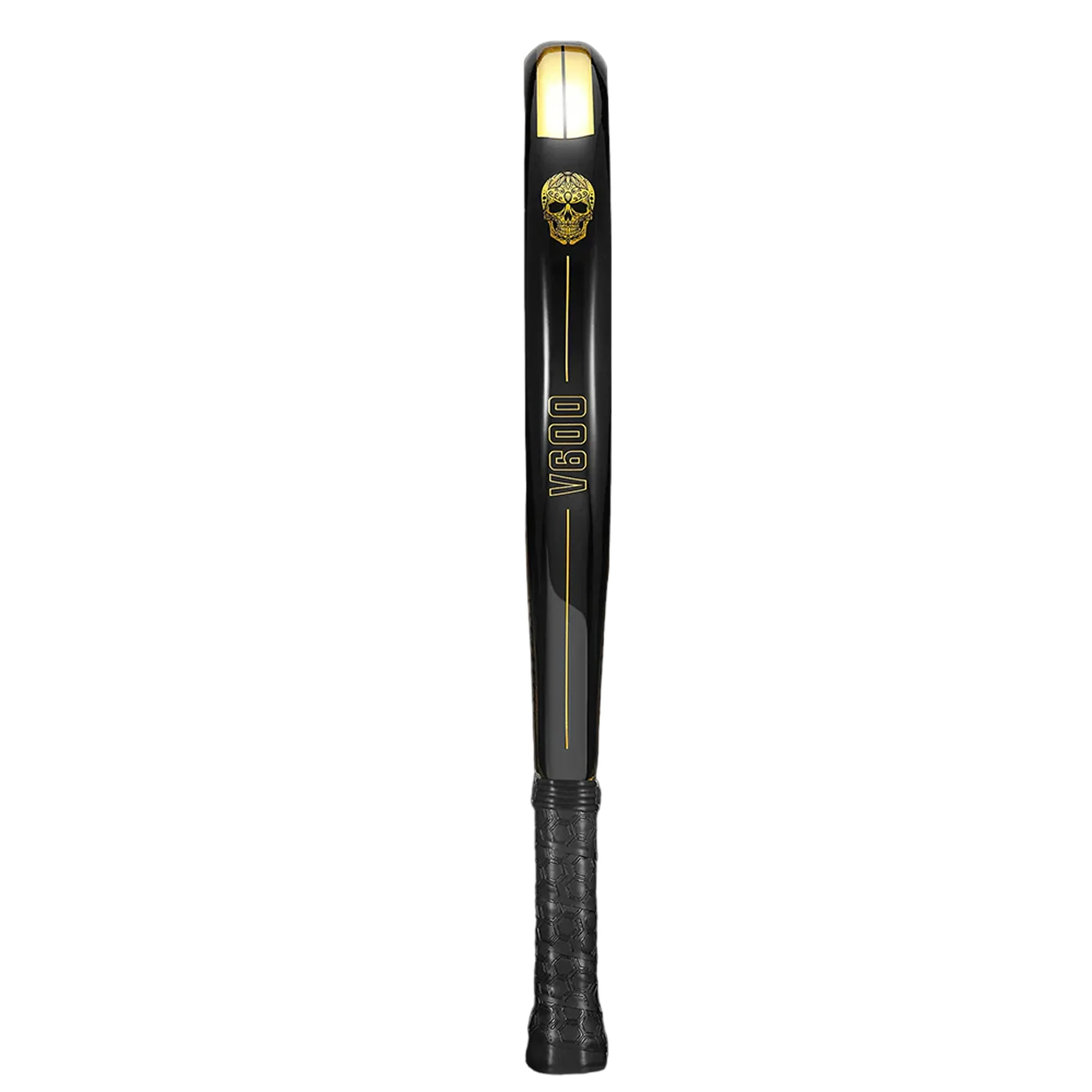 V1000 BLACK GOLD SKULL 18K – The Ultimate Padel Racket for Power and Precision - image 3