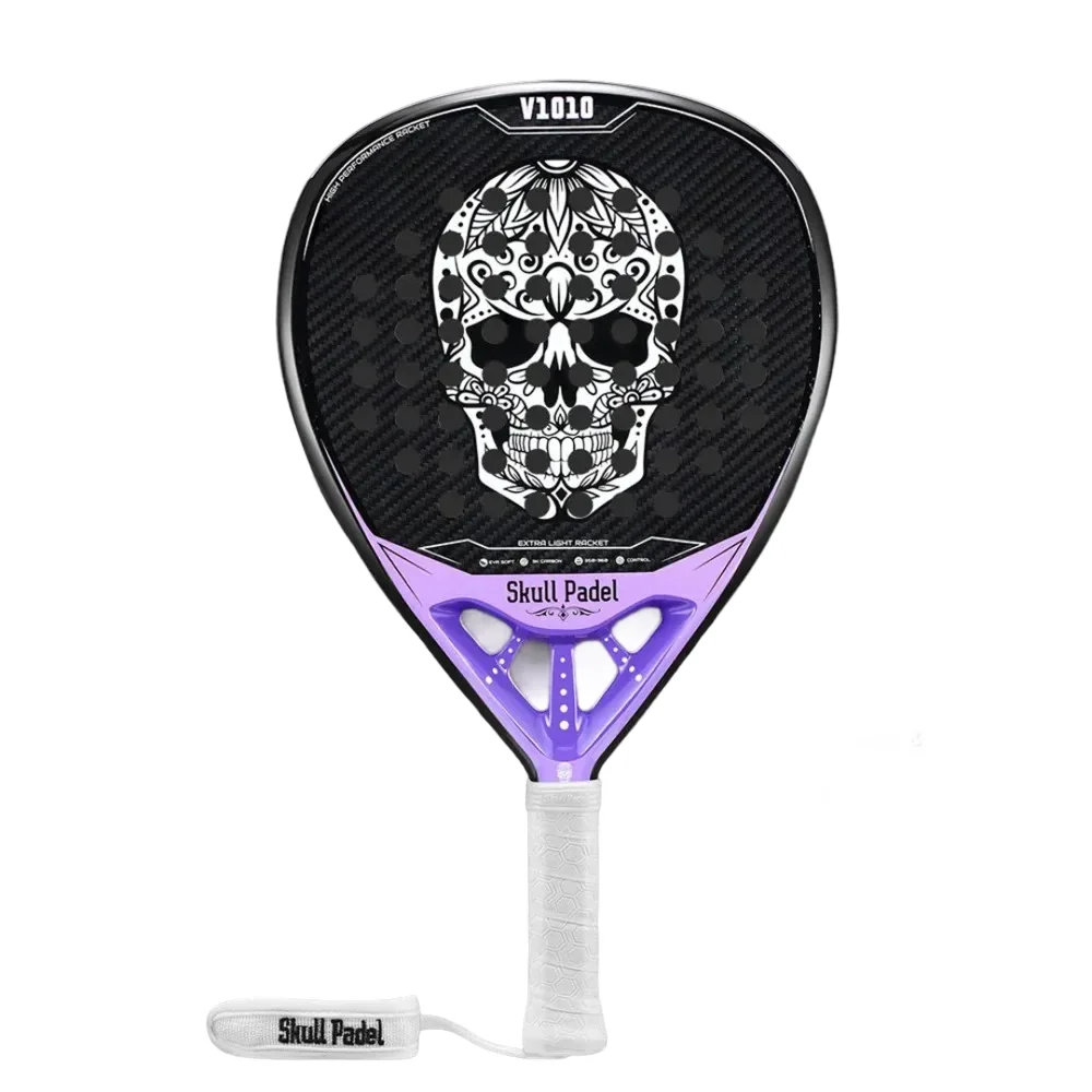 V1010 PURPLE - 3K Skull Padel – Extra Light, Precision & Power - image 1